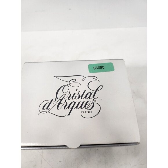 VTG 1993 Cristal D' Arques France Lead Crystal Cut Glass Flying Bird Figurine - Picture 4 of 13